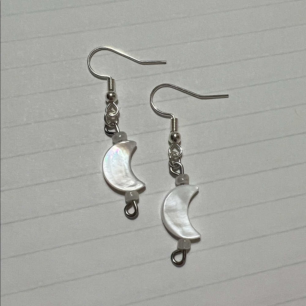Handmade Moon Earrings